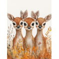 thumbnail image 1 of Qisvanset 12x16 Inch Wild Safari Nursery Canvas Wall Art, Born To Be Wild Watercolor Boy Room Decor, 1 of 8