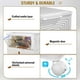 thumbnail image 4 of paquetes de gabinetes de almacenamiento con tapas, caja de almacenamiento plegable con ruedas, contenedores organizadores de armario, contenedores de almacenamiento apilables giratorios modernos, 4 of 5