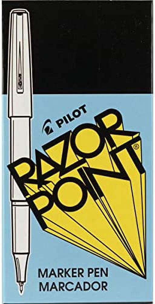 PILOT Razor Point Fine Line Marker Stick Pens, Ultra-Fine
