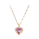 thumbnail image 1 of Dijes Para Mujer Collar Corazón cadena zirconia cúbica mujeres, 1 of 3