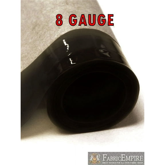 8 Gauge SMOKE Tinted Plastic Vinyl Fabric 48" Wide Sold By The Yard