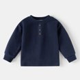 thumbnail image 2 of felwors Toddler Boys Henley Shirts Long Sleeve Tshirt for Kids (3-4 Years), 2 of 7