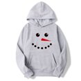 thumbnail image 2 of IROINNID Hoodies for Men Leisure Christmas Print Pullover Long Sleeve Sweatshirts,Gray, 2 of 5