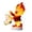 christmas blow molds-009, variant on Heat Miser Lighted Blow Mold Christmas Tabletop Decor, 10" Glowing Resin Retro Character Figurine with Light-Up Stocking