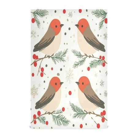 

Kitchen Towel 28x18 Inches x6，Plate Towel Decorative Towel Napkin Tea Towel Tea Towels For Kitchen Dish Cloths & Dish Towels Lovely Christmas Bird