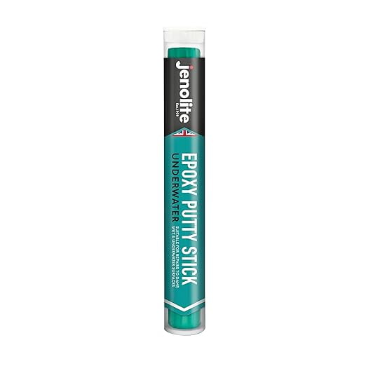 JENOLITE Underwater Epoxy Putty Repair Stick | Aqua Repair Can Be Applied Underwater | Pipe Repair, Hot Tub, Spa, Pool, Marine, Aqua, Boat | 7 inch (4oz)