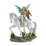 Dragon Crest 10018602 Blue Fairy & Unicorn Figurine