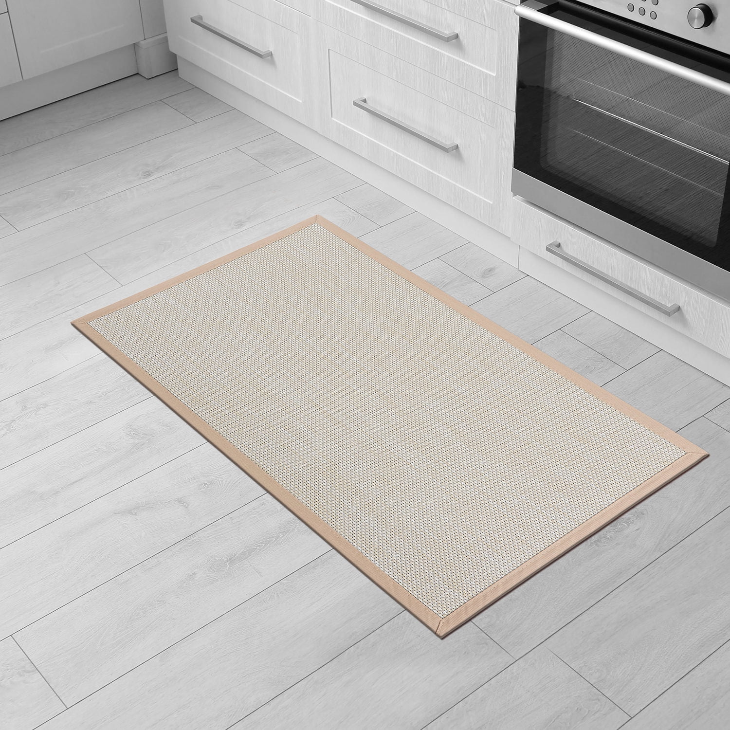 Basketweave 18"x30" Beige AntiFatigue Standing Mat