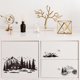 thumbnail image 3 of Rub on Transfer Decal Sticker for Furniture Craft Decor 6"x12" Black and White Wildlife 3Pcs Waterproof UV DTF Transfer for Farmhouse Drawer Dresser Glass Porcelain Wood Plastic Window, 3 of 5