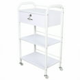 thumbnail image 4 of CNCEST 3 Tier Kitchen Cart on Wheels Rolling Utility Storage Organizer Trolley 15kg, 4 of 9