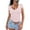 A-Pink, variant on V Neck Tops For Women Summer Short Sleeve Casual Slim Fitted Tees Solid Basic Ribbed T Shirts