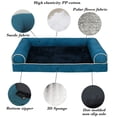 thumbnail image 5 of Blasgw Dark Gray Breathable Pet Bed - Comfortable Spacious Dog or Cat Mat for All Seasons, Easy to Clean Material 40x50x11cm blue, 5 of 8