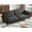 Dark Gray, variant on COPIAE 89” Futon Sofa Bed with 2 Square Pillows, Convertible Sleeper Sofa with Adjustable Backrest& Armrests, Modern Loveseat Sleeper for Living Room