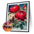 thumbnail image 2 of Cuadros Decorativos 5D bricolaje cuadrado completo taladro diamante pintura Confederate Rose Kit Home Decor (3) Wdftyju de costura negro 4 estilos, 2 of 9