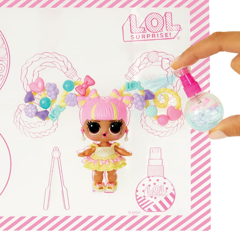 Free Shipping! L.O.L. Surprise! Hair Beads Salon Playset with Doll