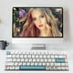 thumbnail image 4 of Tecla de sublimación PBT Accesorios para PC de oficina en casa, piezas XDA de altura, 127 Uds., teclas de sublimación PBT, tapas de teclas de teclado mecánico para interruptores MX Barbie Nuevos Originales, 4 of 9