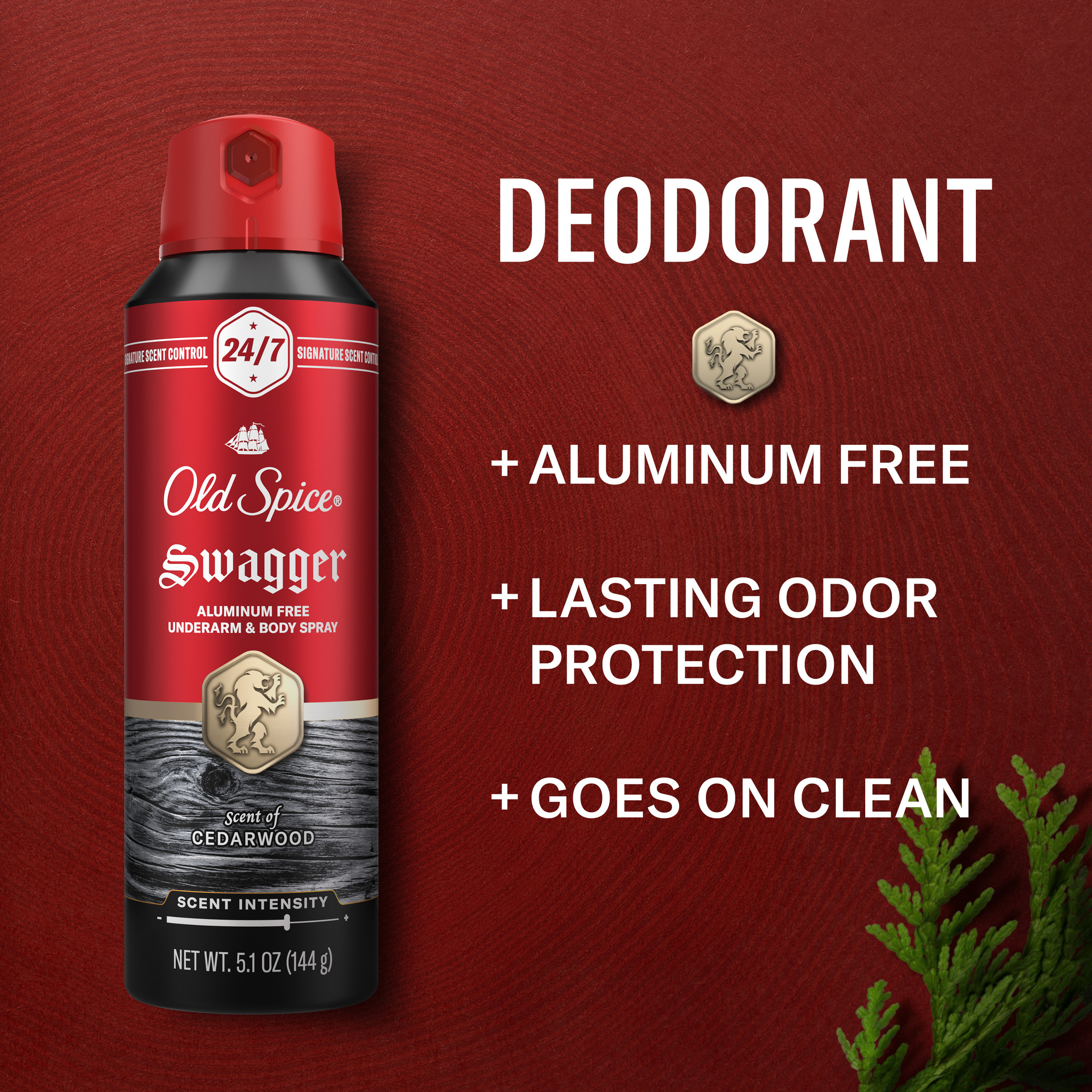 Old Spice Red Collection Swagger Body Spray photo 2