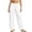 White, variant on Maternity Wide Leg Beach Lightweight Casual Solid Tall Straight Jeans For Expectant Women's Comfortable Elastic Waist Loose Summer Trousers Pants for Women Casual