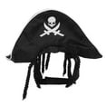 thumbnail image 2 of Sombrero Pirata de Mascotas, Diseño Exquisito de Color Brillante de Alto Brillo Jugando Sombro Pirata para Perros para vacantes para Halloween para viajar para la fiesta, 2 of 7