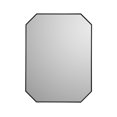 thumbnail image 4 of MacLuu Octagon Aluminum Wall Mirror 23.6" x 31.5" - Black, 4 of 5
