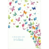 Pictura Beautiful Day Butterflies Happy Buddha Feminine Birthday Card for Her / Woman
