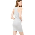 thumbnail image 4 of Made by Olivia Women's Basic Sleeveless Racerback Round Neck Bodycon Mini Dress, 4 of 5
