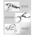 thumbnail image 4 of OUKEMAX 3-Pack Reading Glasses for Women & Men – Blue Light Blocking, Anti-Glare, Lightweight, Spring Hinge, Multi-Color, 4 of 7