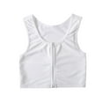 thumbnail image 6 of Bandage Chest Binder Zip Up Breast Binder Flat Slim Chest Supporter Sha D Heat T4T9, 6 of 8