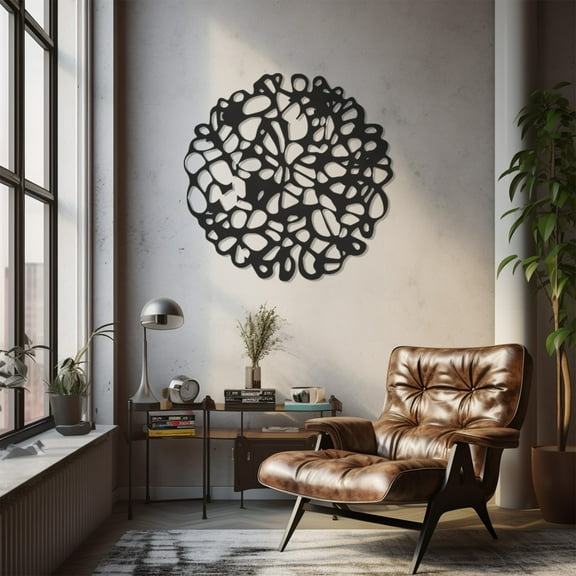 LaModaHome Exclusive Line Design Metal Wall Art – Durable & Artistic Metal Wall Art for Home and Office Decor, Perfect for Any Interior Design Aesthetic