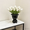 thumbnail image 5 of Artistic Ceramic Vase, Decorative Flower Container, Modern Shape Vase for Home Living Room Table Wedding Decoration Display Accent Piece, 5 of 6