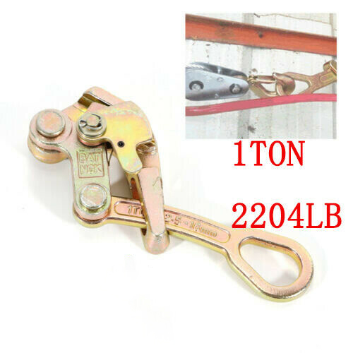 2204 LB Cable Grip, 1 Ton Multifunctional Cable Wire Rope Haven Grip