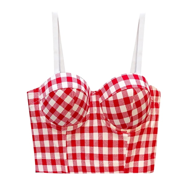 Gibobby Corsé exterior de chaleco pequeño con diseño de moda sexy para mujer(Rojo,XG)