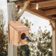 thumbnail image 5 of Casa de pájaros de madera, caja nido para jardín, casa colgante para pájaros, casa para pájaros para anidar, 5 of 5