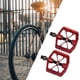 thumbnail image 4 of Pedales , pedales de bicicleta de montaña, rodamientos antideslizantes, ligeros, de aleación de aluminio, pedales de para bicicletas BMX , bicicleta de carretera de 9/16" rojo Zulema pedales de bicicleta de montaña, 4 of 8