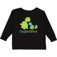 thumbnail image 3 of Inktastic Happy Dinosaur New Big Brother Boys Long Sleeve Toddler T-Shirt, 3 of 5