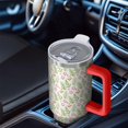 thumbnail image 6 of Christmas 40oz Tumbler– Stainless Steel Insulated Tumbler with Handle and Straw, Large Capacity Travel Cup for Hot & Cold Drinks, 6 of 7