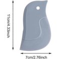 thumbnail image 2 of 2pcs Penguin Shape Baking Tool Soft Cleaning Blade Scraper Oil Dish Plate Scraping Dirty Stains Cleaning Wiping Board Kitchen Accessories 11x7 cm, Ran, 2 of 5