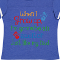 thumbnail image 4 of Inktastic Future Auditor Like My Dad Boys or Girls Toddler T-Shirt, 4 of 5