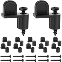 3/8 Inch Screen Clip, Window Screen Clip with Screws, Storm Door Clips for Glass and Screen, Screen Clips to Hold The Screen in Window, Window Screen Fasteners, Screen Door Clips