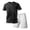 Black#10511BB, variant on Mens Short Sets 2 Piece Outfits Mesh Quick Dry Athletic Men's Short Sleeve T-Shirt & Shorts Set Casual Summer 2 Piece Fashion Summer Tracksuits