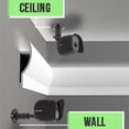 thumbnail image 4 of Wasserstein Adjustable Indoor and Outdoor Security Metal Wall Mount for Arlo Pro, Pro 2, Pro 3, Pro 4, Pro 5s, Ultra, Ultra 2 Cameras (2 Pack, White), 4 of 11
