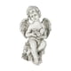 thumbnail image 1 of Artesanías de estatua de jardín de ángel con escultura de jardín de alas para inauguración de la casa de escritorio Ángel abraza a la ardilla Zulema Ángel escultura, 1 of 8