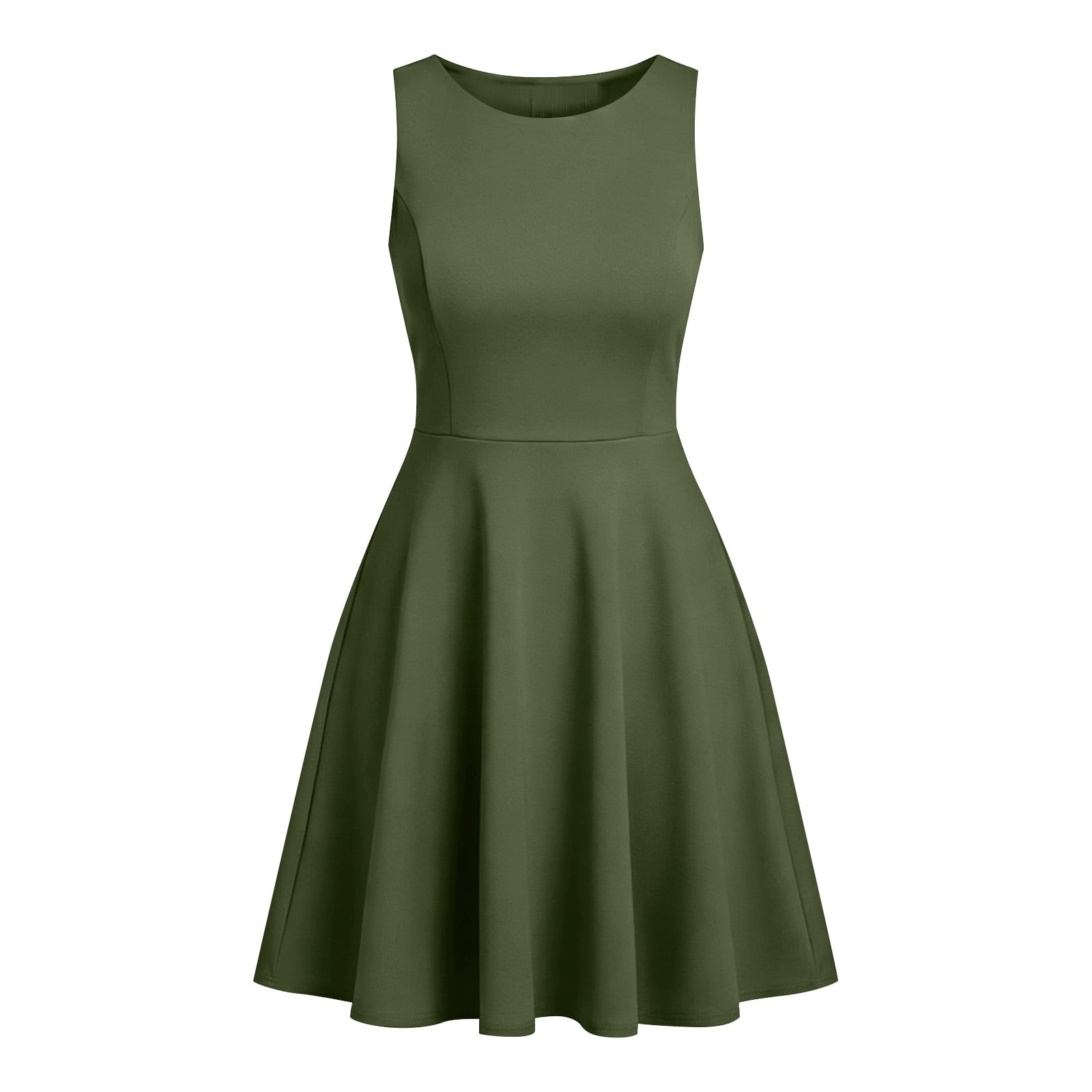 Oplxuo Summer Dresses for Women 2026 Elegant Classy Spring A Line Business Casual Work Graduation Cocktail Short Dress