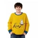 thumbnail image 1 of Blusas y camisas de manga larga con cuello redondo para verano y primavera, moda para niños pequeños, blusa lisa de manga larga con cuello redondo para mujer, blusa de poliéster para niños, 1 of 5