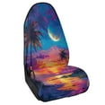 thumbnail image 5 of Binienty Coconut Tree Car Seat Sweat Towel Cover Post-Workout Tropical Palm Tree Sunset Waterproof Sweating Car Seat Cover for Cars SUV Truck Front Seats Only, 5 of 7