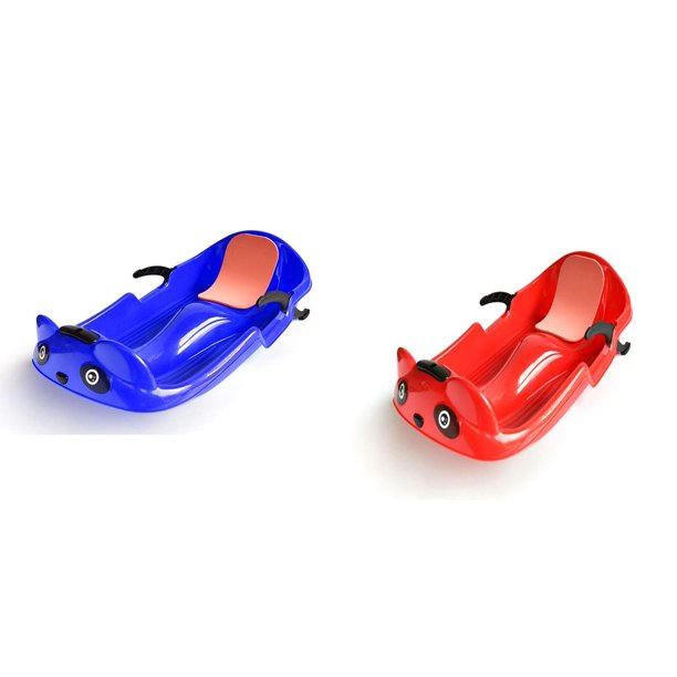 Outdoor Snow Sled,Downhill Xtreme Winter Toboggan Snow Sled/Flexible