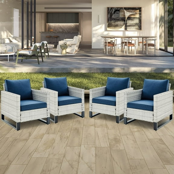 POCASSY Swivel Outdoor Lounge Chair