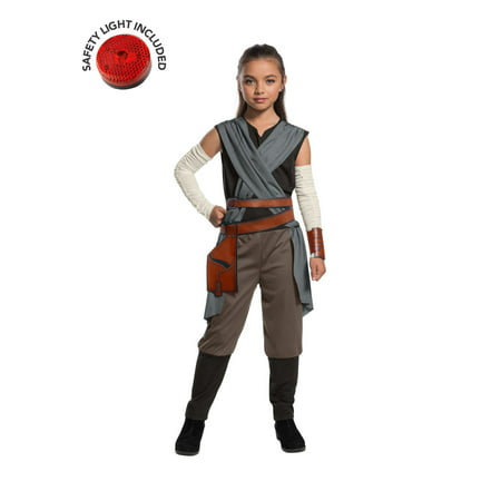 Star Wars Rey Costume Kit With Safety Light - Kids