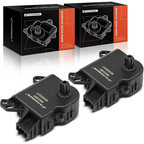 A-Premium HVAC Heater Blend Door Actuator Replacement for Ford F-150 Expedition Lincoln Navigator 2009-2017 Mark LT Upper and Lower Main 2-PC Set