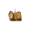thumbnail image 3 of Sterling Silver Enameled Full Shih Tzu Charm, 3 of 4